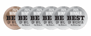 catholic care center won a bronze and five silver best of wichita badges